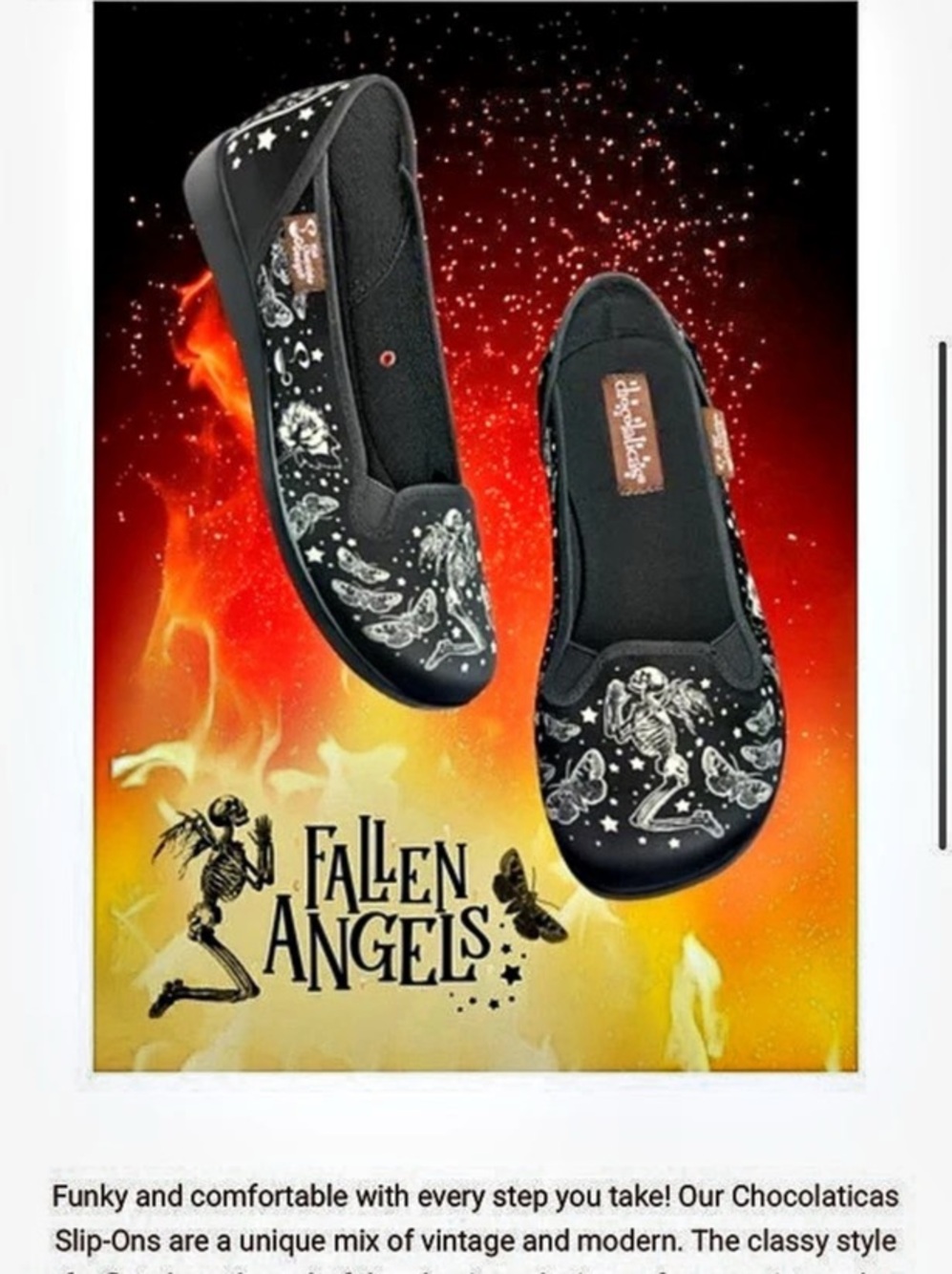 Hot Chocolate Design Chocolaticas Fallen Angels Mary Jane Flat,
Size 9 US, NWT - Picture 7 of 8